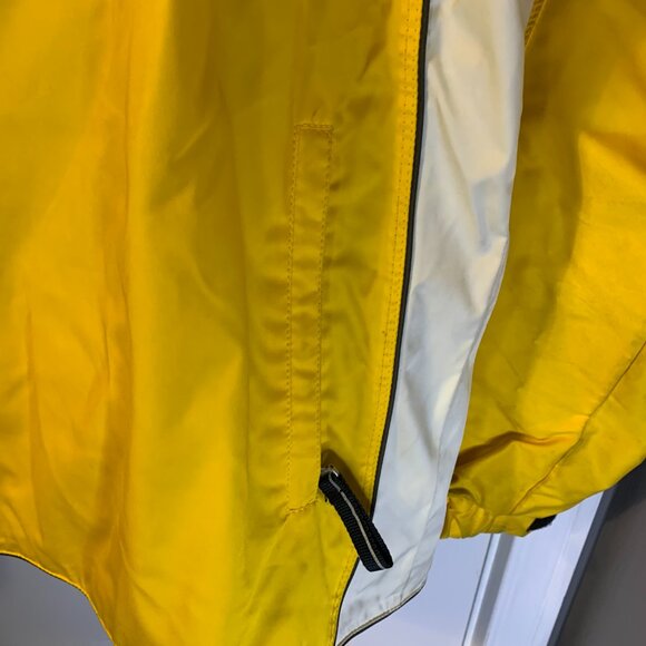 Vintage Men's Phenix Snowboarding Jacket Size L Yellow Full Zip Adj Cuffs Skiing - Picture 9 of 16